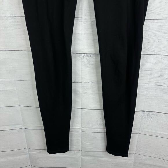 Vince Womens Medium Ponte Knit Back-Seam Pull On Stretch Legging Pants Black - Picture 4 of 9